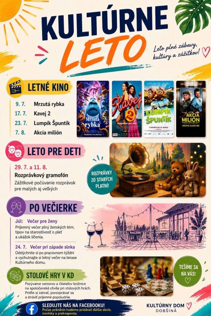 dobsina kulturne leto 2026
